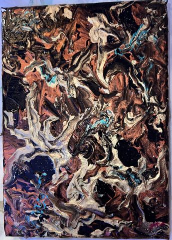 Abundance by Julie K. acrylic Abundance by Julie Kurzenberger - acrylic