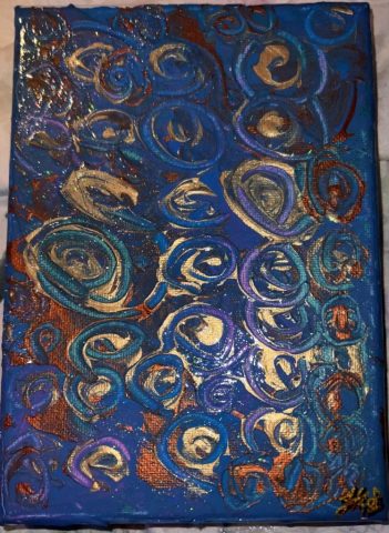 Downpour by Julie K. acrylic Downpour by Julie Kurzenberger - acrylic